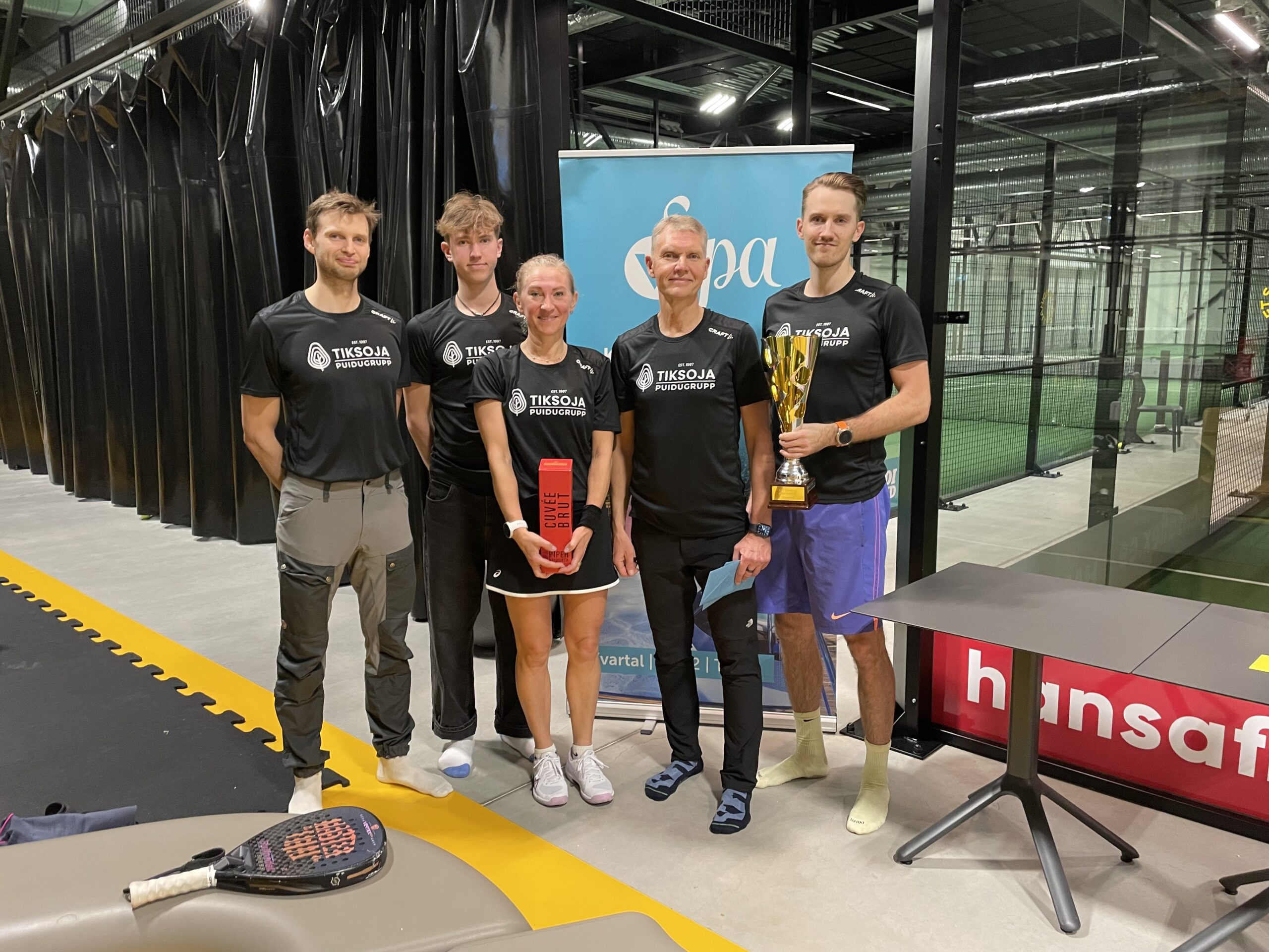 Tiksoja Puidugrupp AS wins intercompany padel tournament